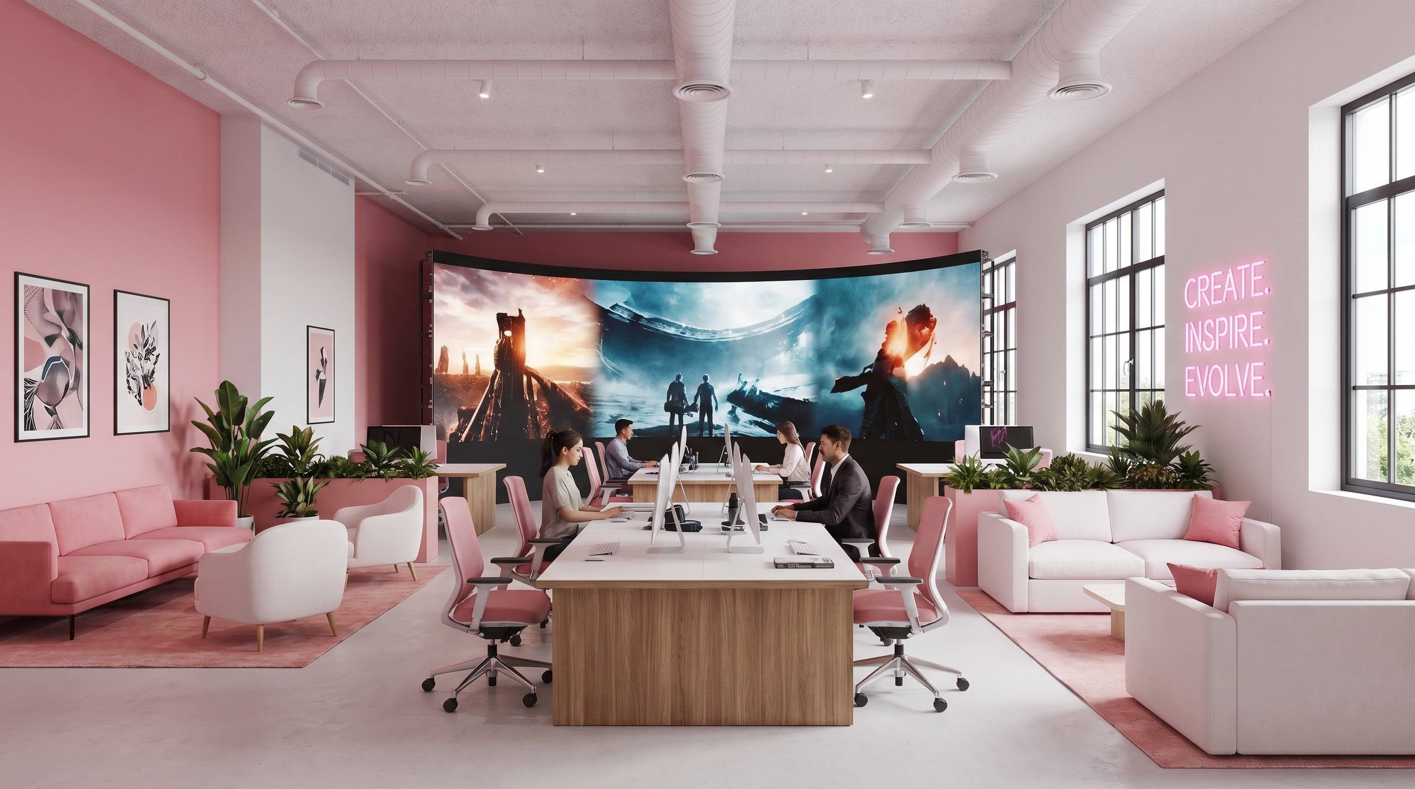 黑料网传媒公司办公环境